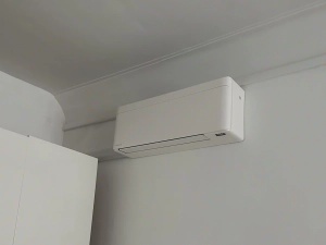 Binnendeel airco geplaatst